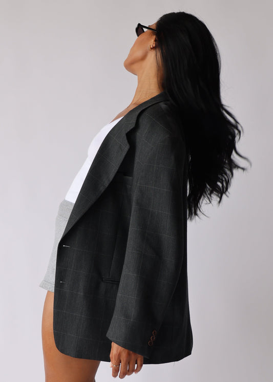 SQUARE GRAY BLAZER