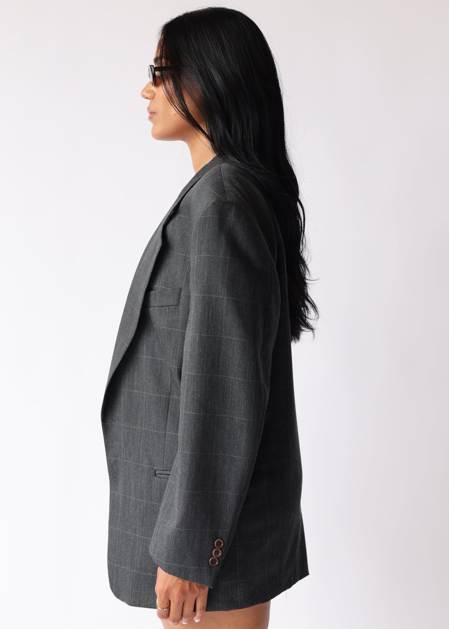 SQUARE GRAY BLAZER