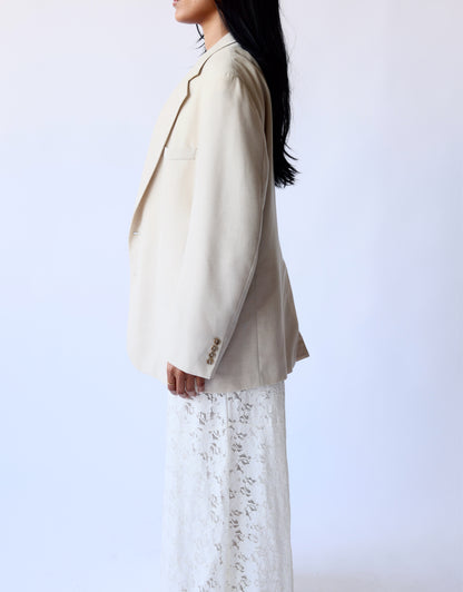 CREAM BLAZER