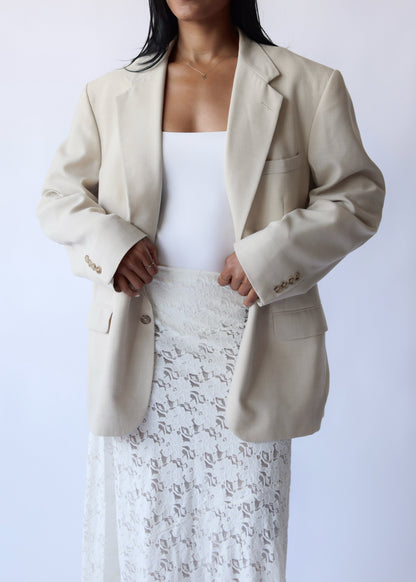 CREAM BLAZER