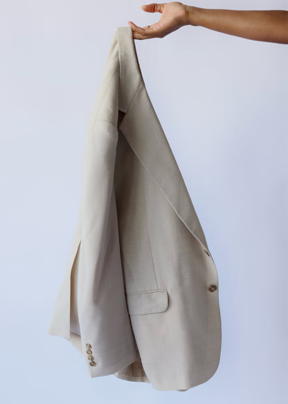 CREAM BLAZER