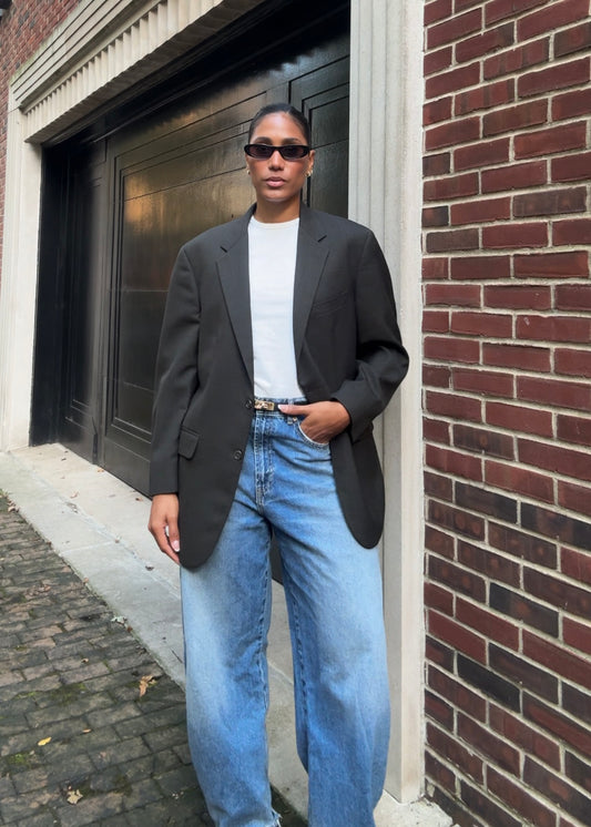 CHARCOAL VINTAGE BLAZER