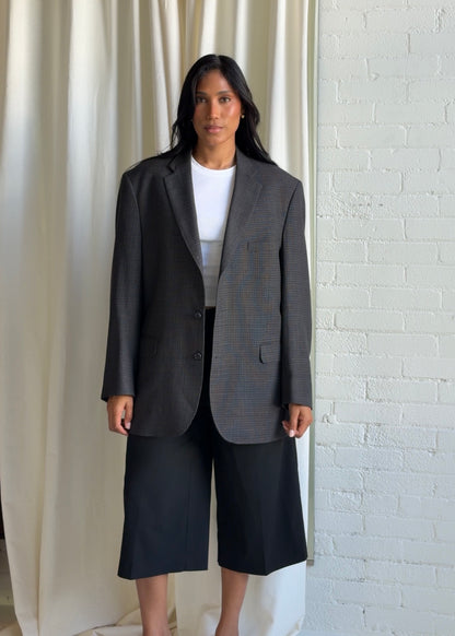 NEW - MARINE BLUE PATTERN BLAZER