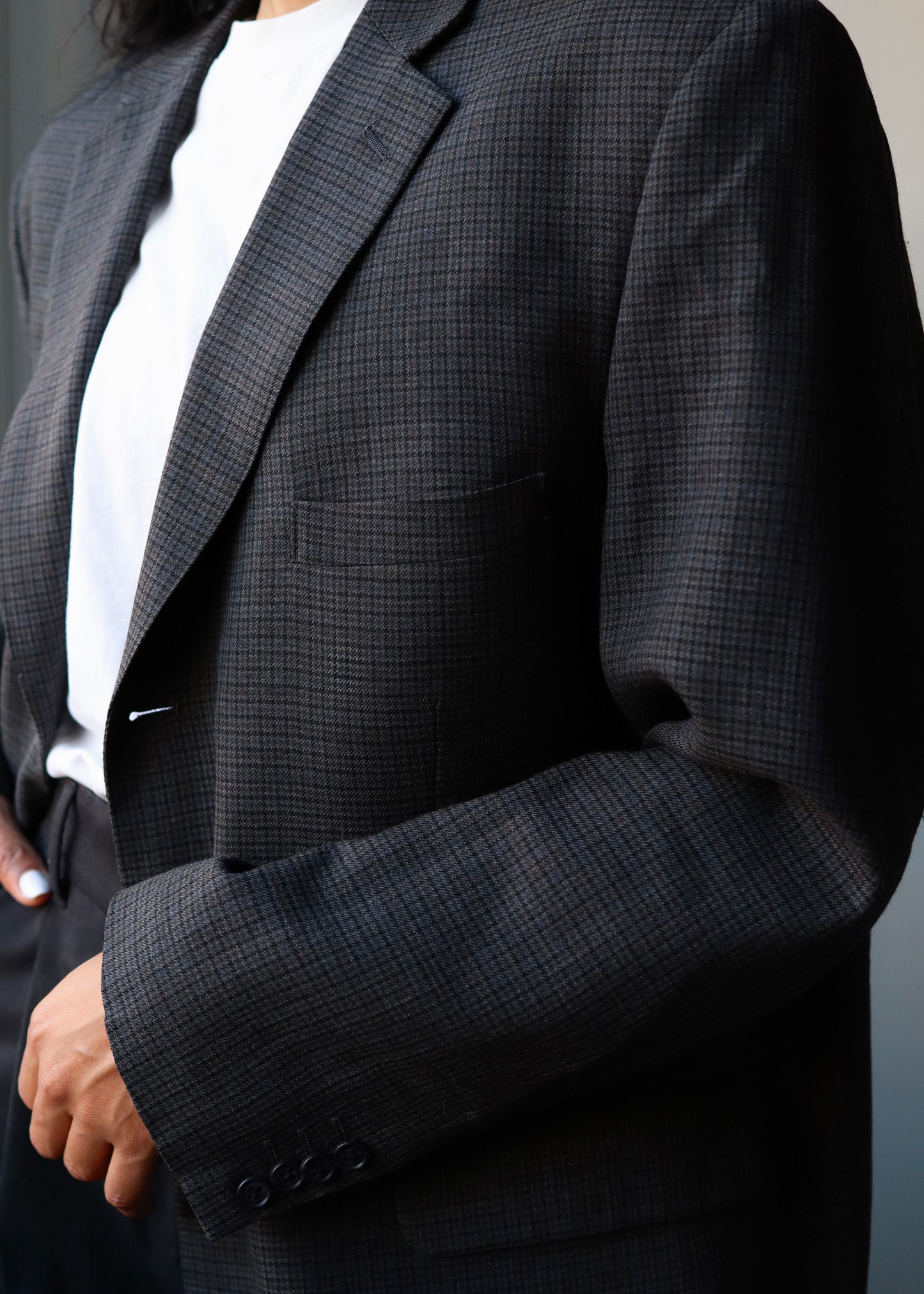 NEW - MARINE BLUE PATTERN BLAZER