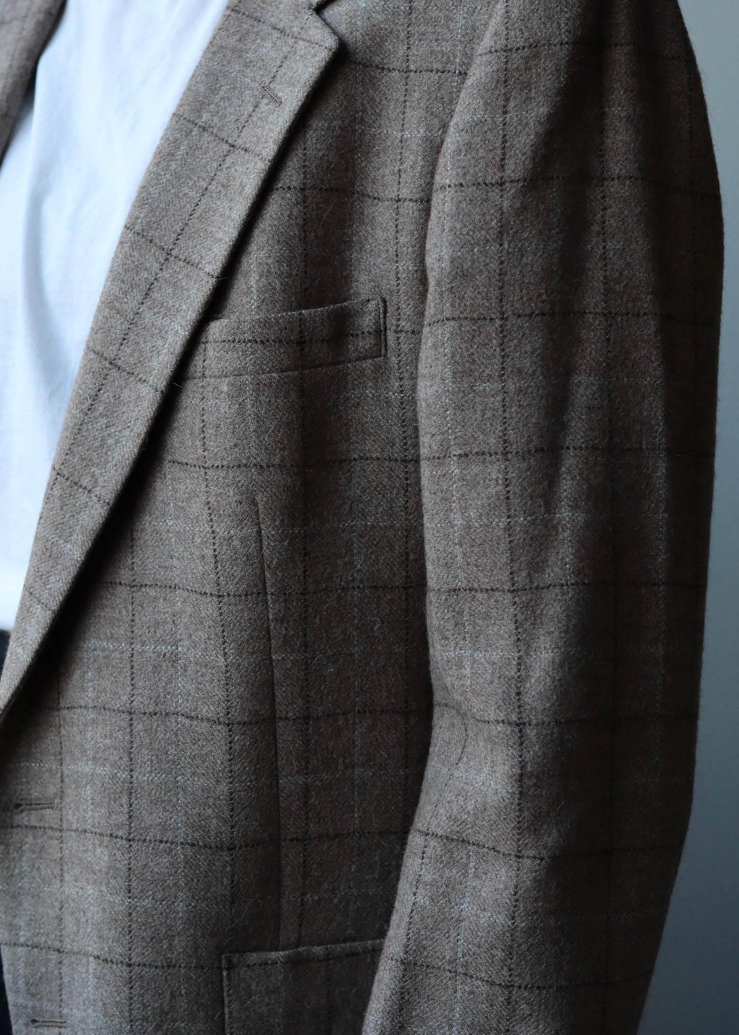 NEW - PLAID MOCHA BLAZER