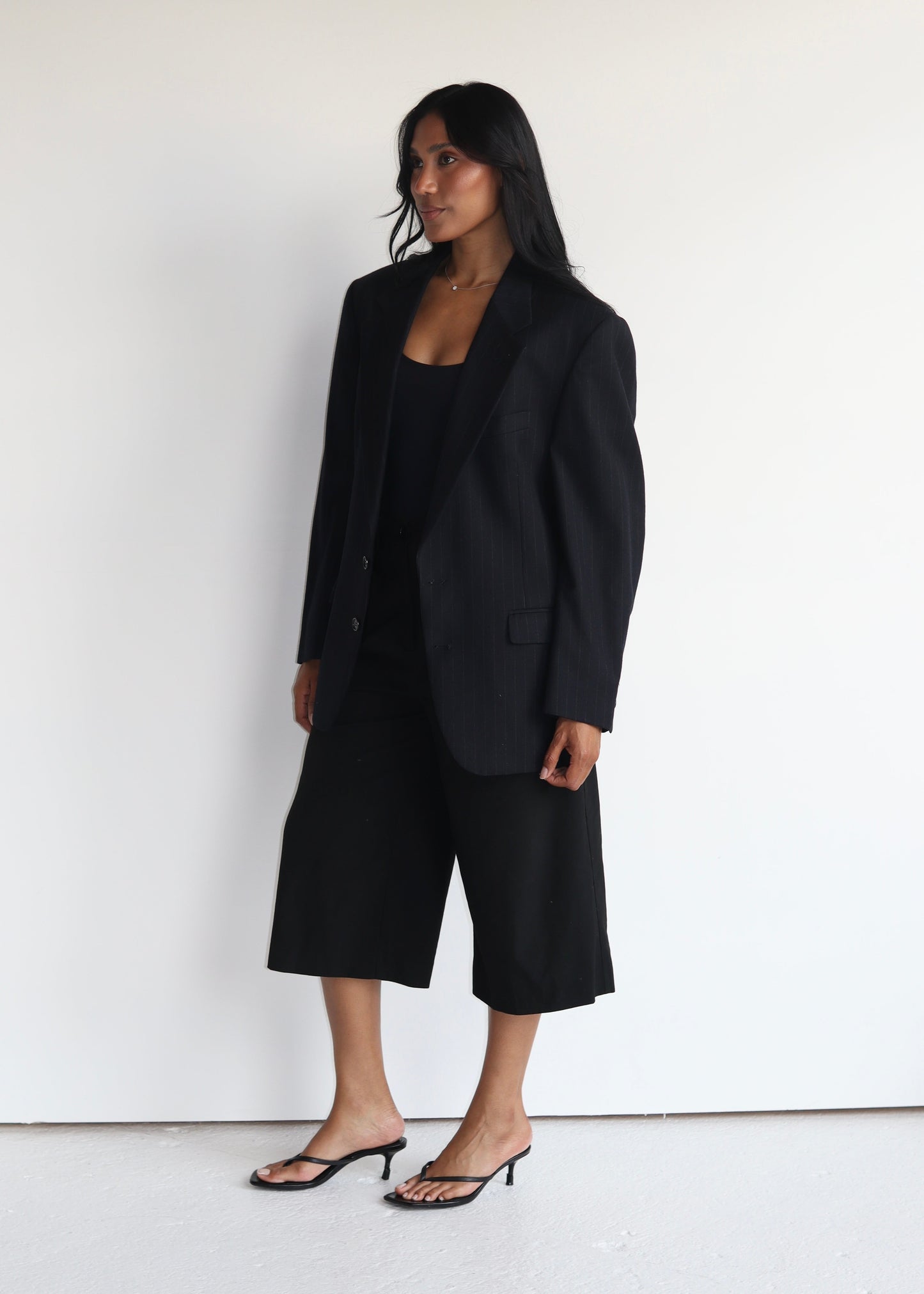 NEW – NAVY BLUE STRIPED BLAZER