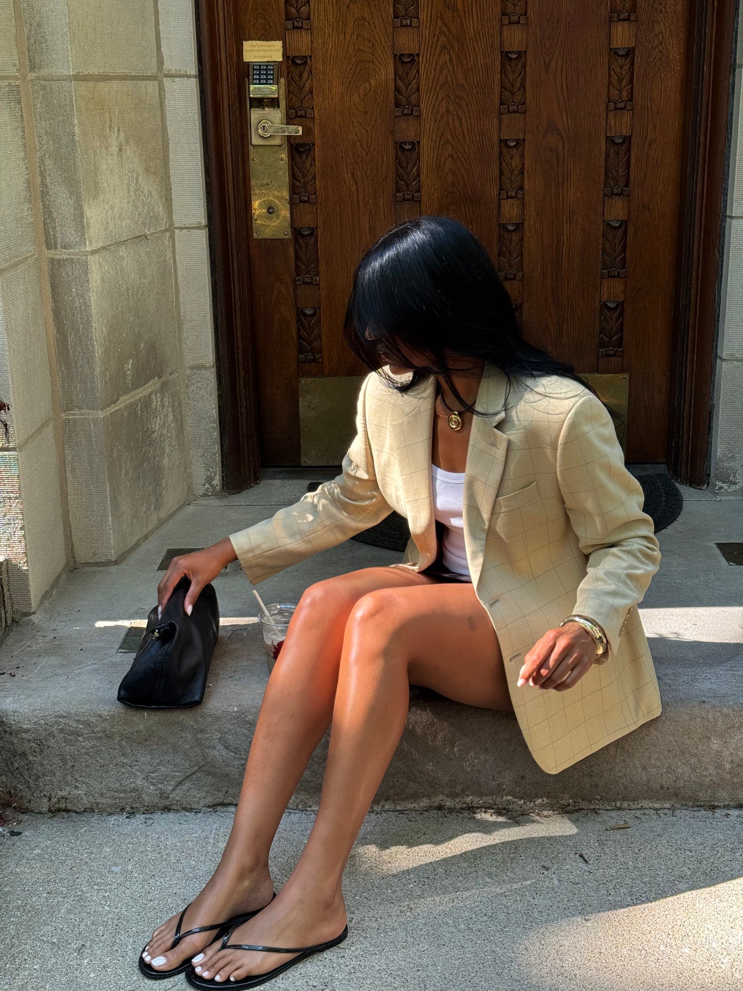 BUTTER YELLOW VINTAGE BLAZER
