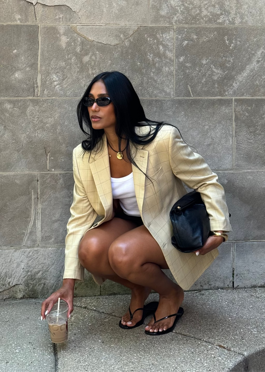 BUTTER YELLOW VINTAGE BLAZER