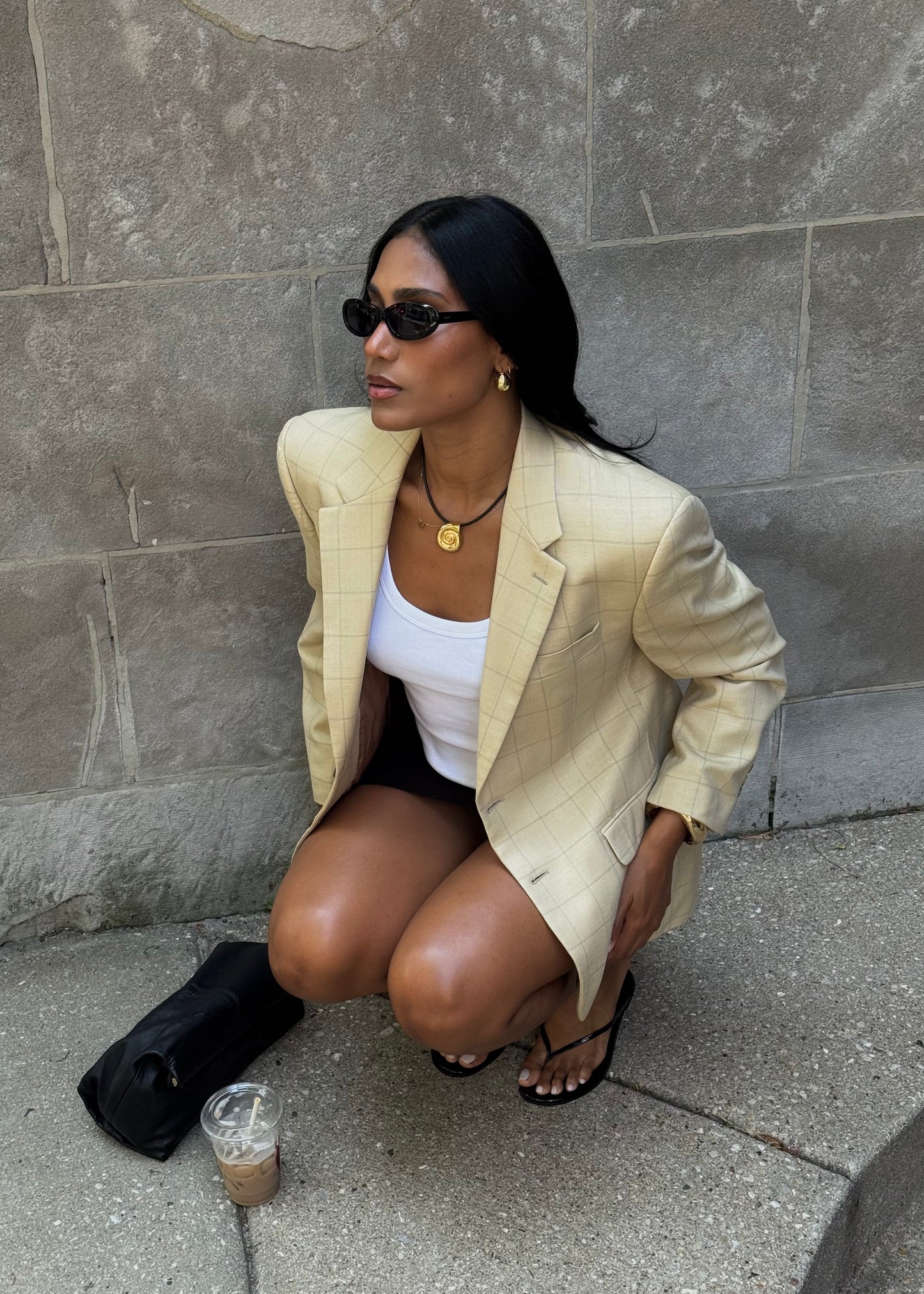 BUTTER YELLOW VINTAGE BLAZER