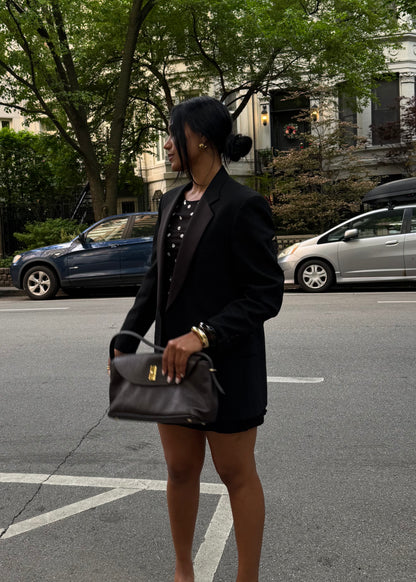 BLACK ELEGANT VINTAGE BLAZER