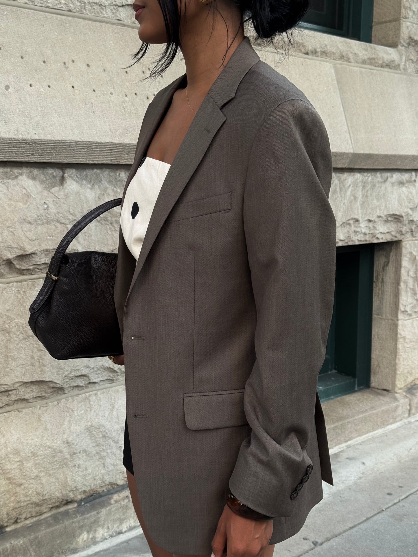 BROWN VINTAGE BLAZER