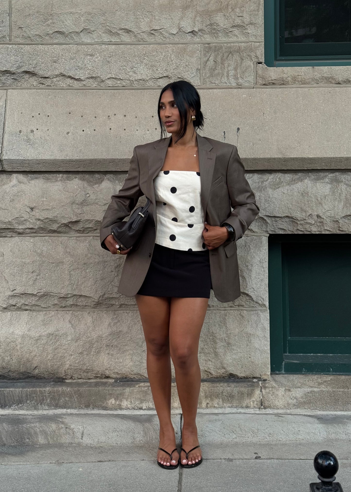 BROWN VINTAGE BLAZER