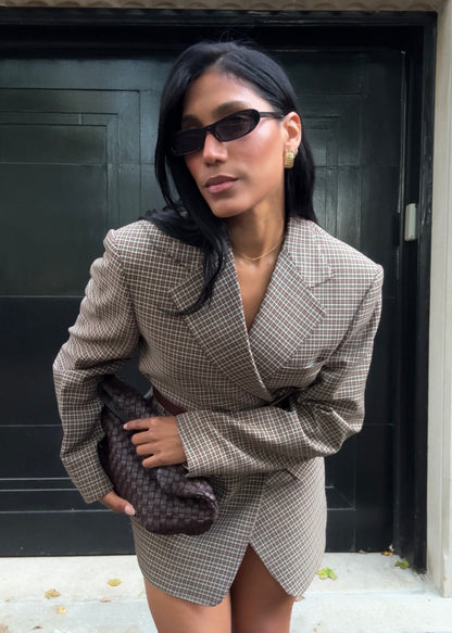 NEW - PLAID VINTAGE BLAZER