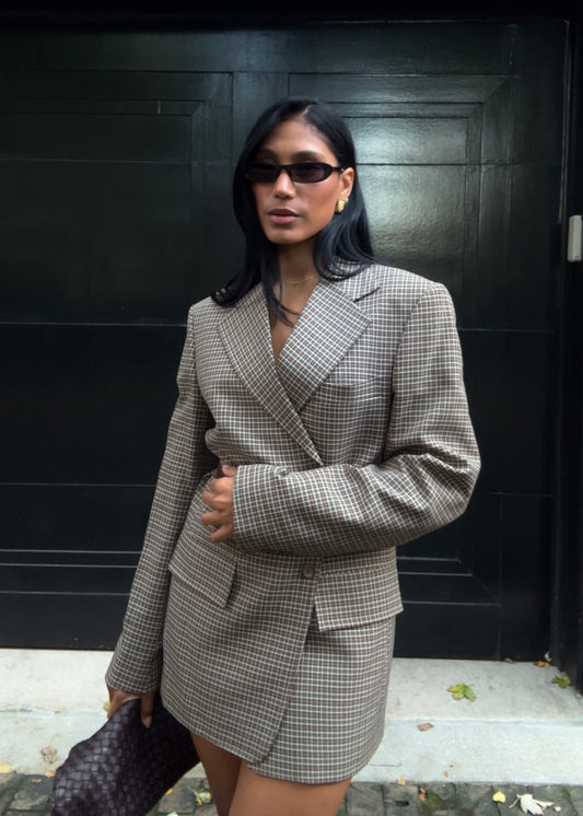 NEW - PLAID VINTAGE BLAZER