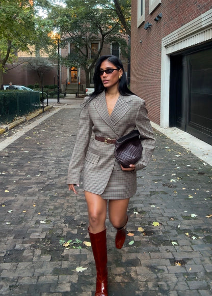 NEW - PLAID VINTAGE BLAZER