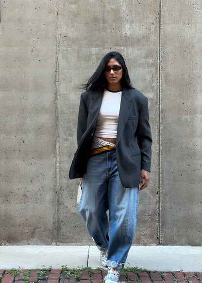 SQUARE GRAY BLAZER